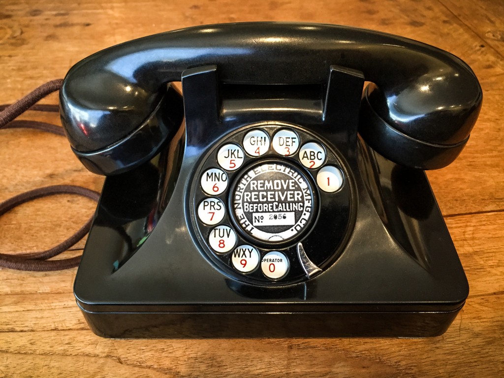 Rotary phone and asterisk