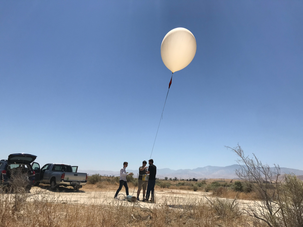 High Altitude Balloon Project Outside Open